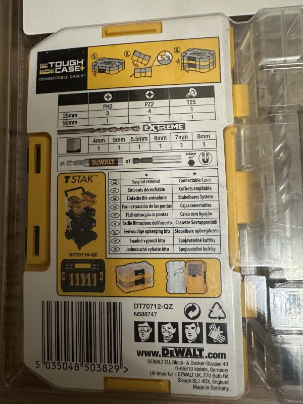 Набір викруток і сверл Dewalt (X19) - Зображення 2