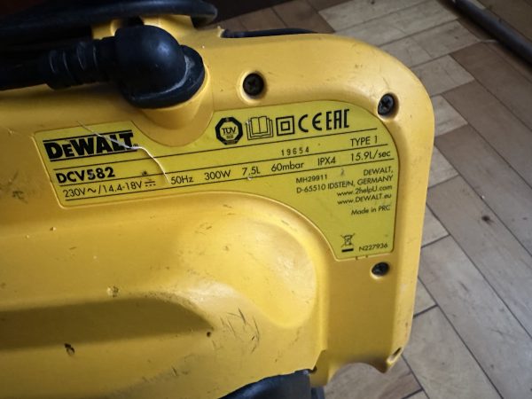 Пилосос Dewalt DCV582 - Зображення 7